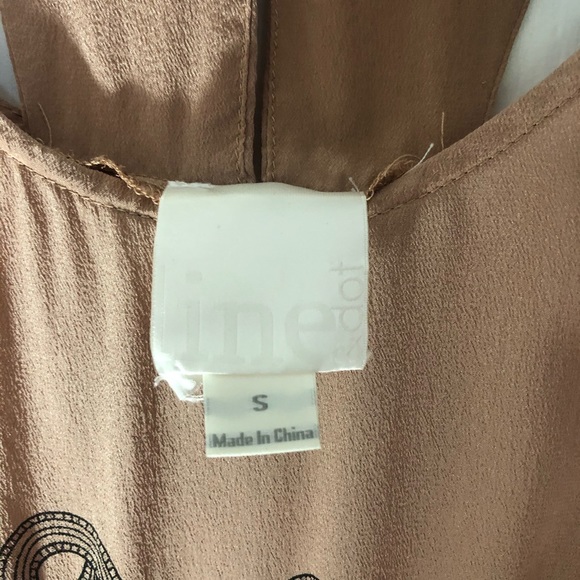 Line & Dot pure silk dress size small - Picture 3 of 3